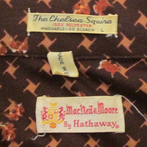 Vintage Men's 1960s Fox Button-down Shirt - Picture 5 of 8